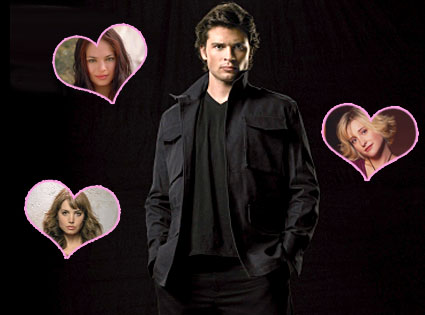 Tom Welling, Kristin Kreuk, Erica Durance, Allison Mack (Smallville) Tom Welling, Kristin Kreuk, Erica Durance, Allison Mack (Smallville)
